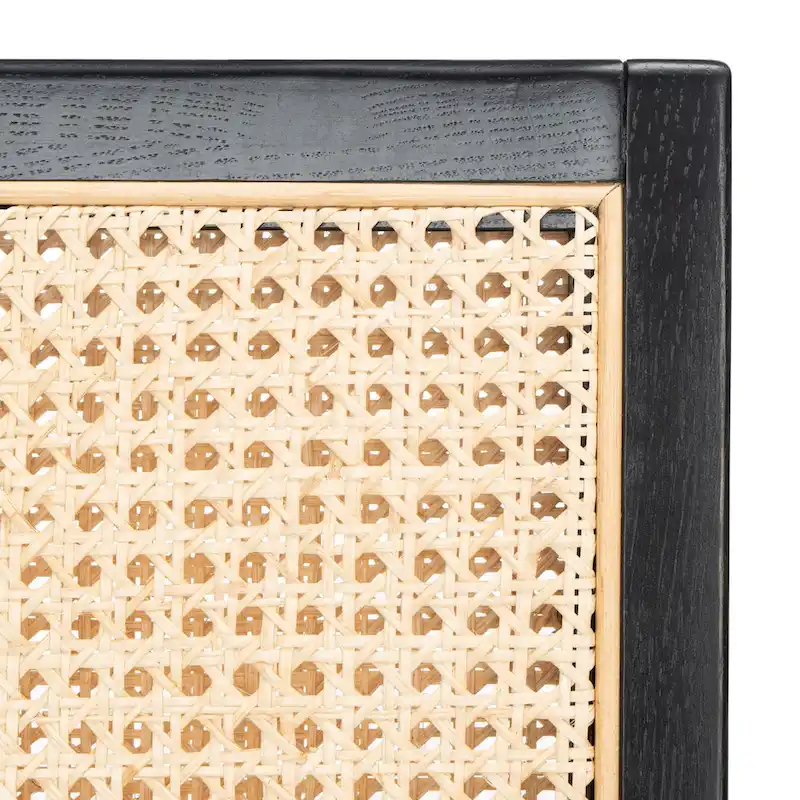 Couture Lupita Rattan Dining Chair - 21.9  W x 24.8  L x 33.9  H - 22Wx25Dx34H