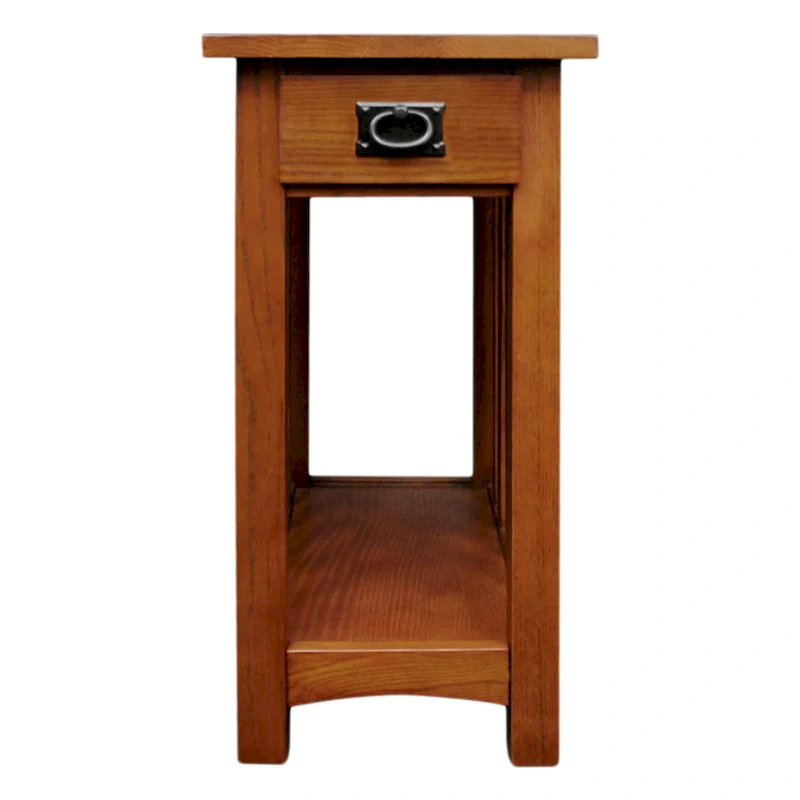 Impeccable Transitional 1 Drawer End Table