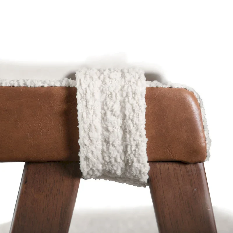 Mid-century Walnut Wood Counter Height Table