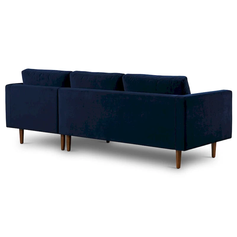 104.5 Fabric right-side sectional sofa
