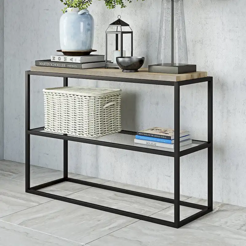 Blackened Bronze Console Table