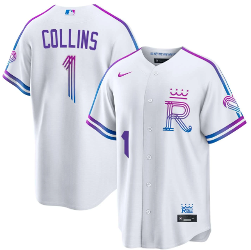 Isaac Collins Kansas City Royals White 2026 City Connect Jersey