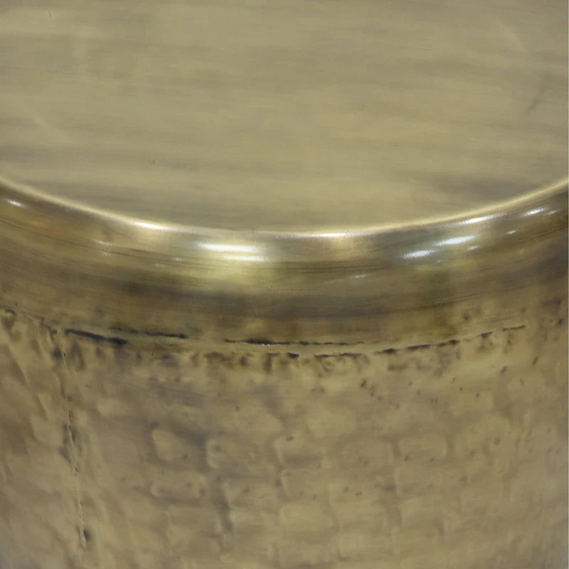 WYNDENHALL Beaton Industrial 20 inch Wide Metal Accent Side Table, Fully Assembled - 20 W x 20 D x 22 H