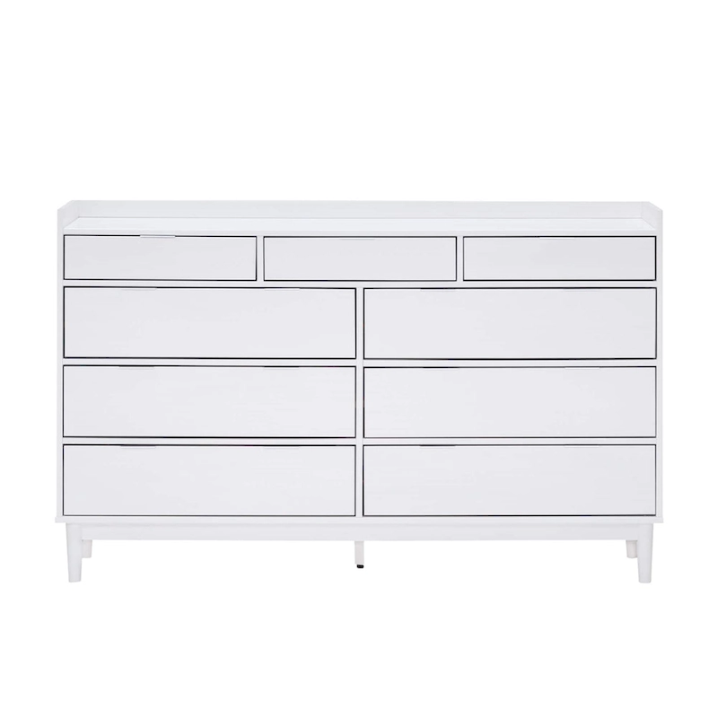 Middlebrook Modern Gallery Top Solid Wood Dresser