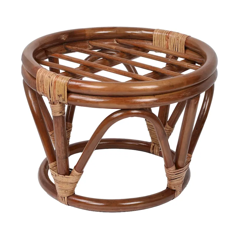 18-inch Footstool with Twill Cushion