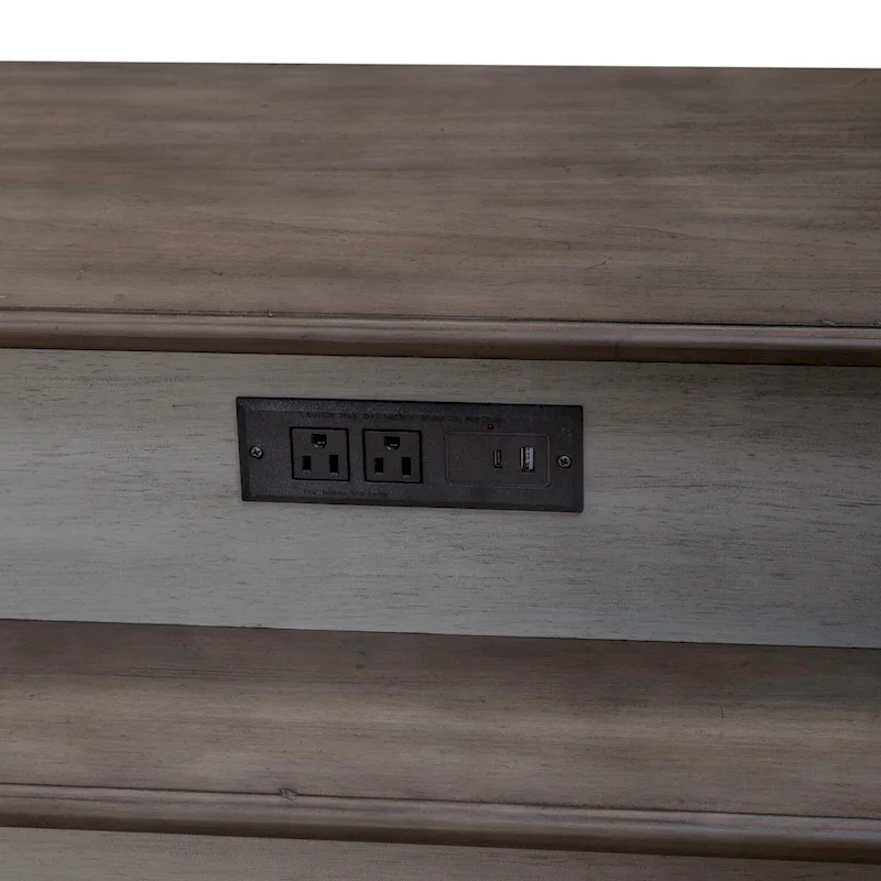 Ocean Isle Antique White 4-Piece Console Table Set