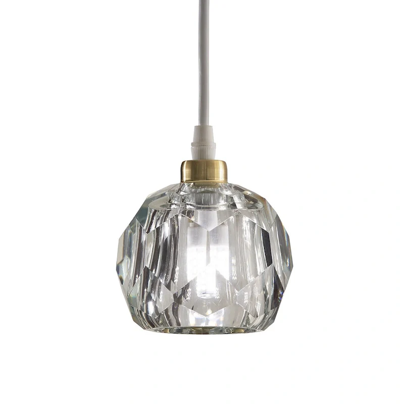 Galway Round Crystal LED Pendant / Chandelier by iNSPIRE Q Bold