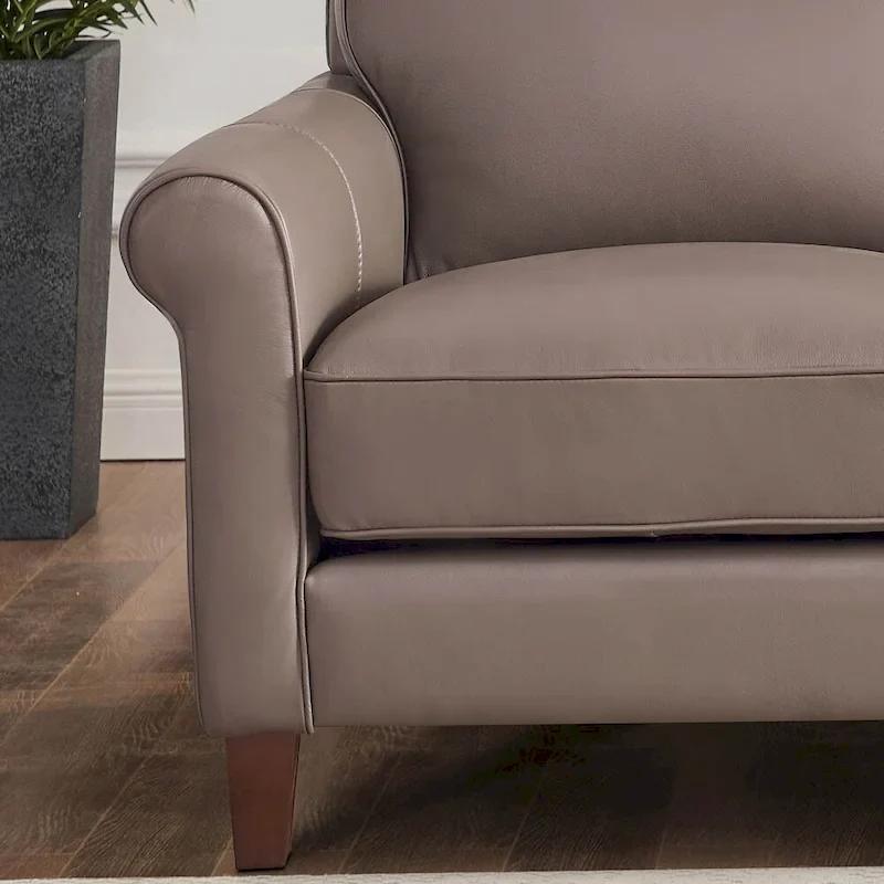 Hydeline Laguna Top Grain Leather Sofa Set, Sofa and Chair - Sofa, Chair