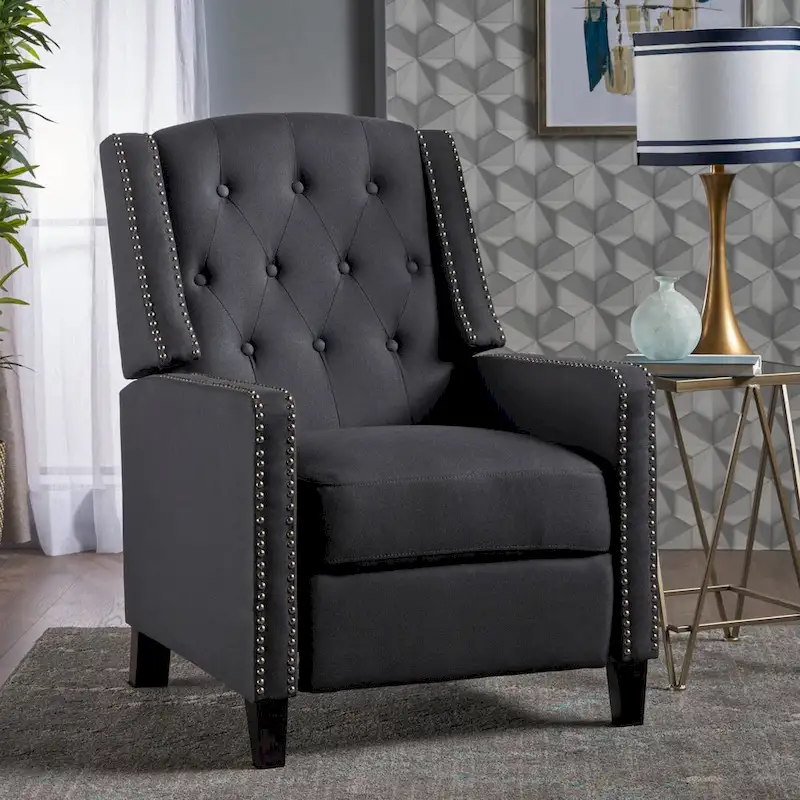 Izidro Tufted Fabric Recliner