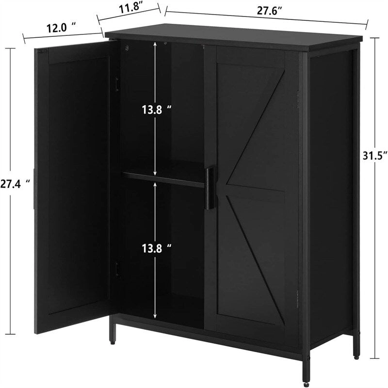 Buffet Cabinet - 11.8D x 27.6W x 31.5H
