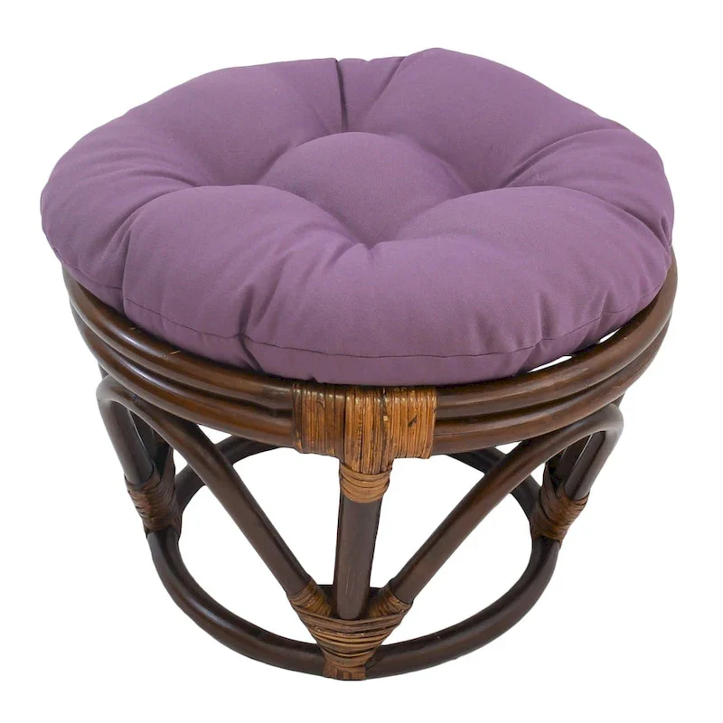 18-inch Footstool with Twill Cushion