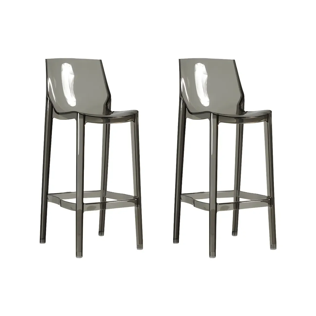 Modern Acrylic Vibrant Durable Colourful Sleek Bar Stool
