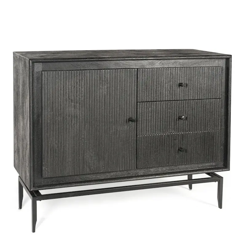 3 Drawer Wood Accent Cabinet - 39.5 x 16 x 31