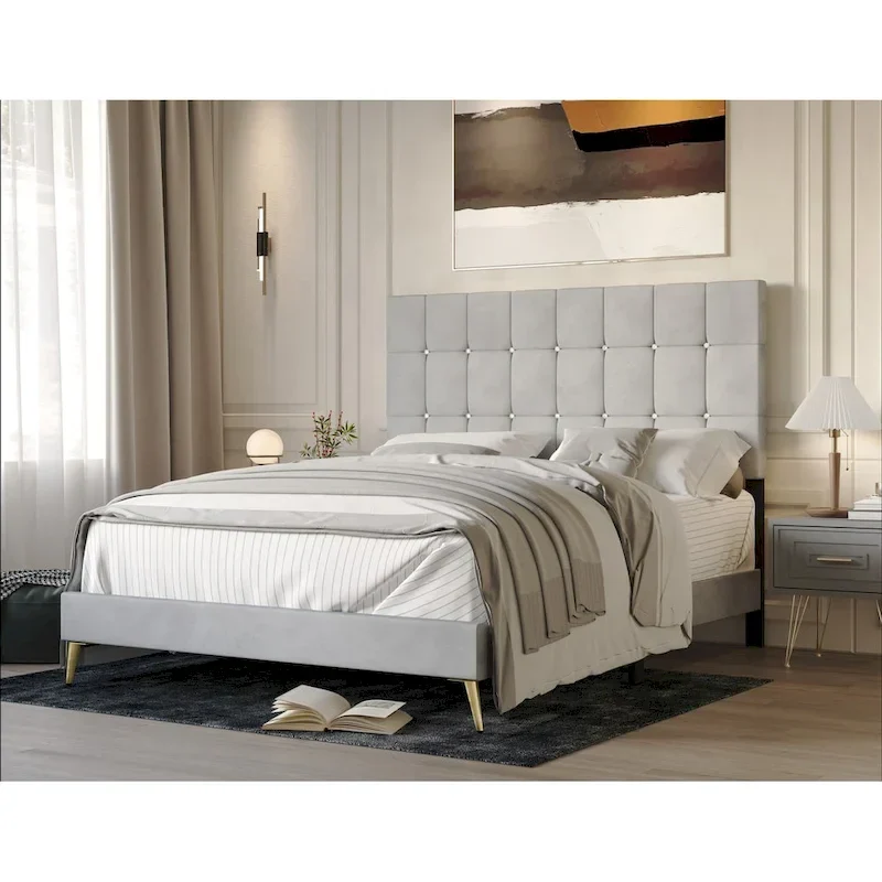 Marcella Upholstered Panel Bed