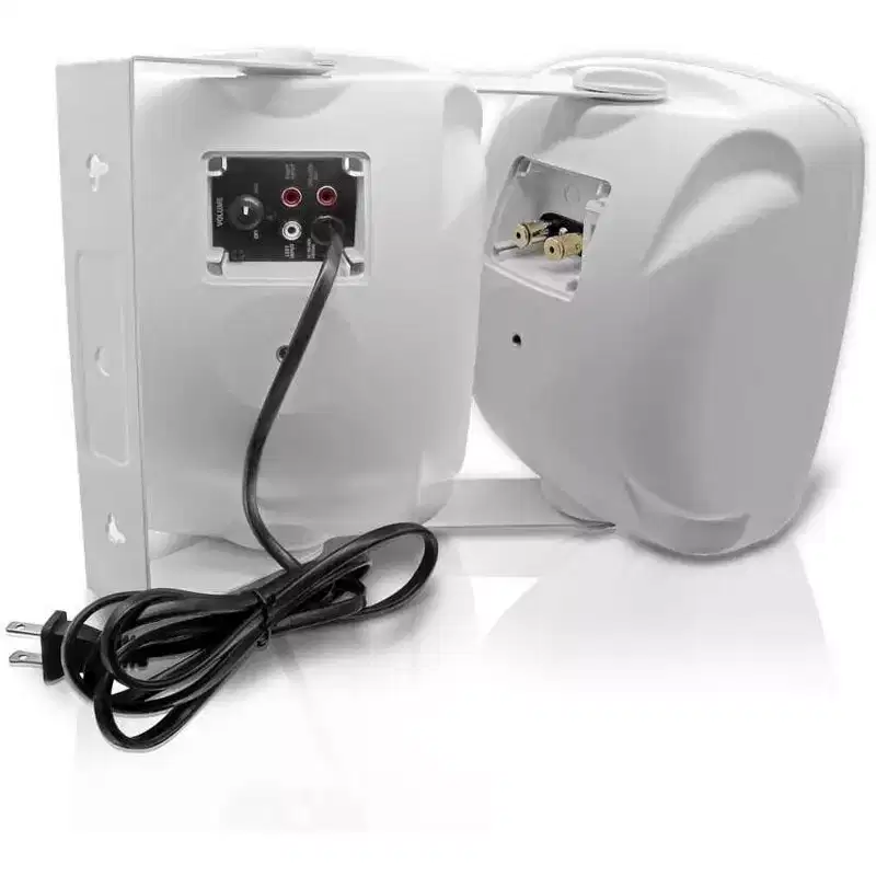 Pyle PDWR54BTW Waterproof & Bluetooth Indoor/Outdoor Speaker System - White