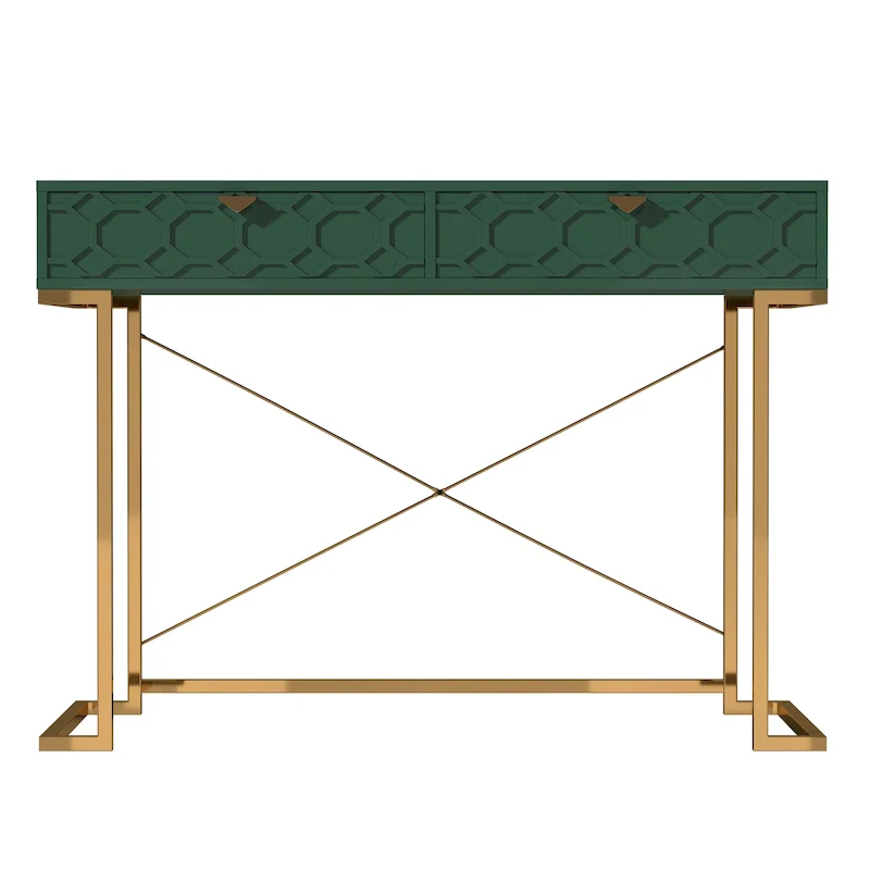 Glossy Storage Home Office Desk with Drawer