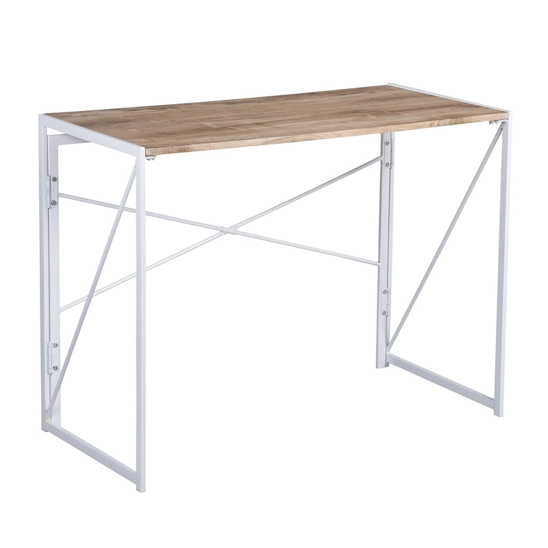 HomyLin 39 Simple Folding Study Writing Desk, No Assembly Required