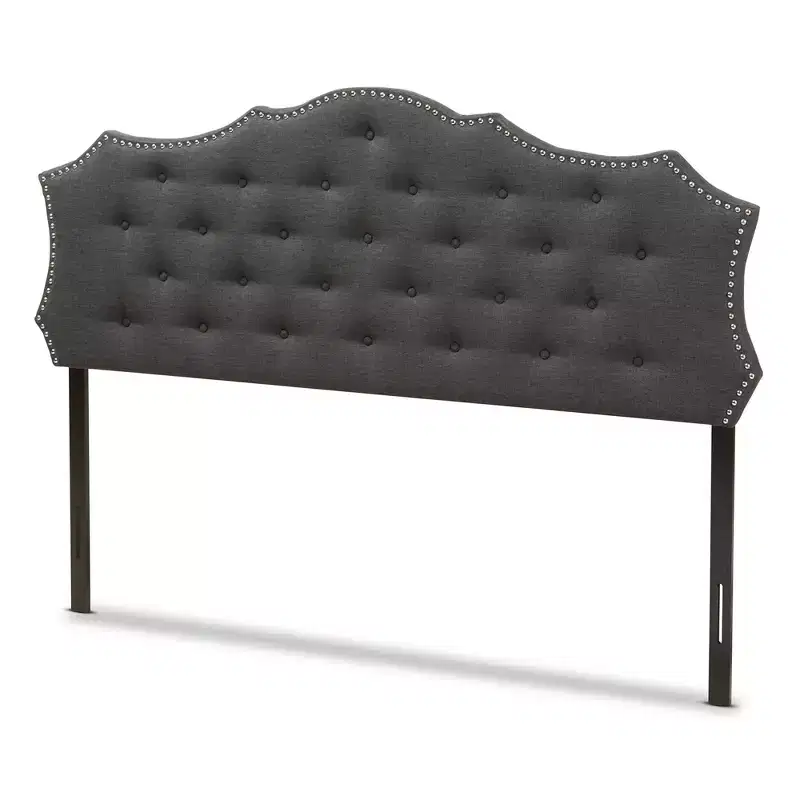 Aurora Modern And Contemporary Fabric Headboard - Baxton Studio
