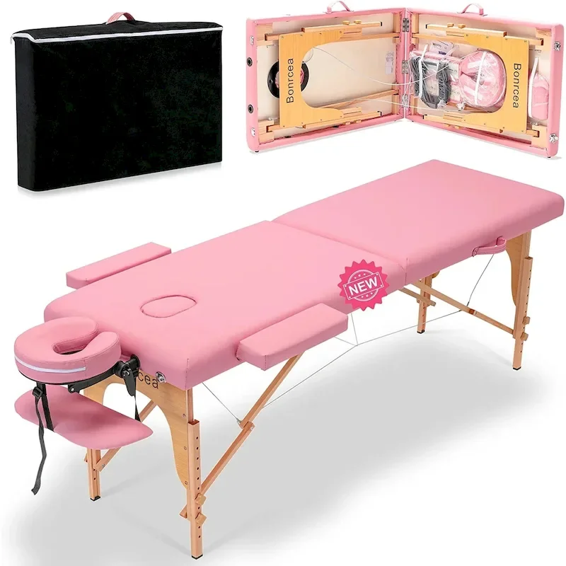 Massage Table 84 Inches Long Portable with Carry Case Table