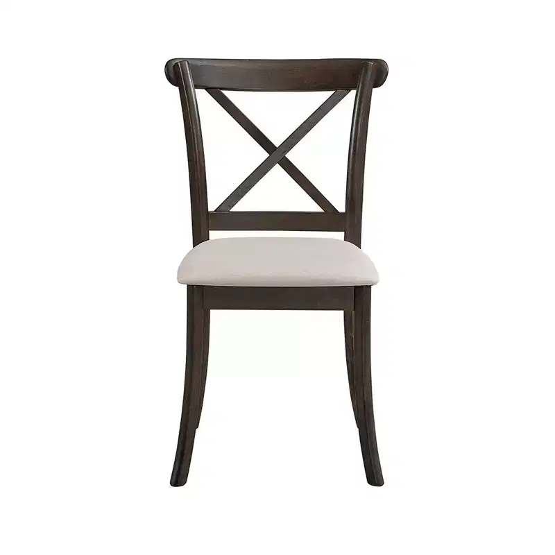 Vatros Wooden Dining Chairs Set of 2, Modern Upholstered Dining Room Chair