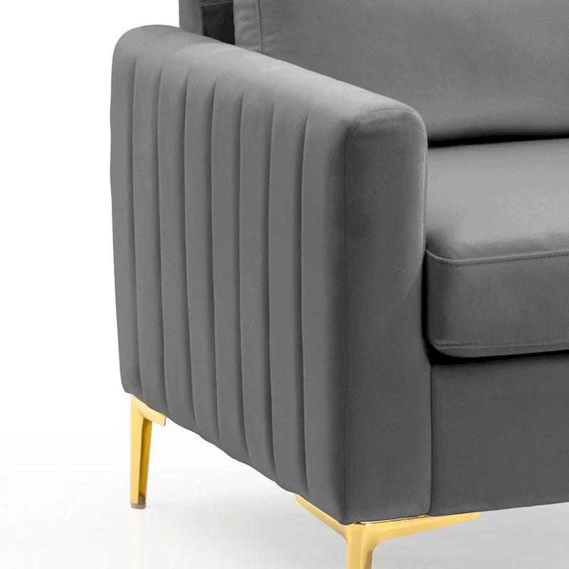 Pellebant Modern Upholstered Accent Armchair Club Chair