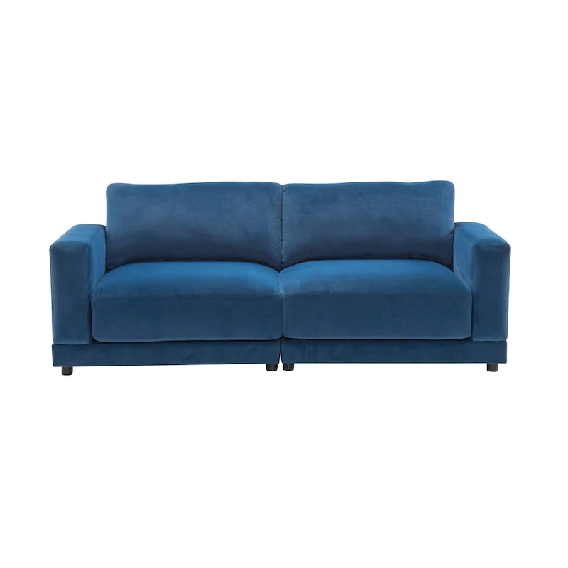 Christopher Knight Home - Grace 81 Modern Upholstery Sofa Loveseat with Square Arms