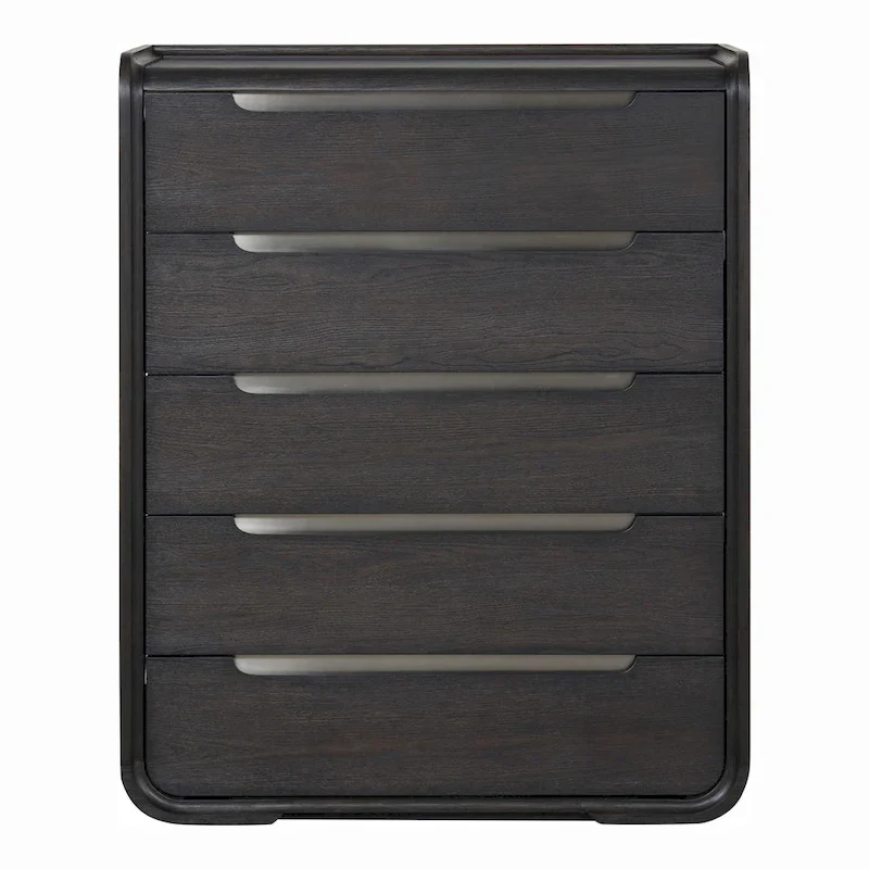 Furniture of America Addeso Modern Solid Wood 5-Drawer Chest