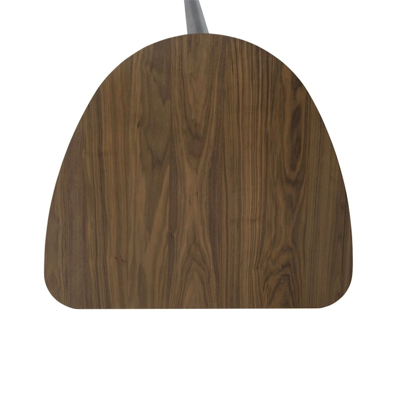 Space Savers Satin Walnut Triangle Table