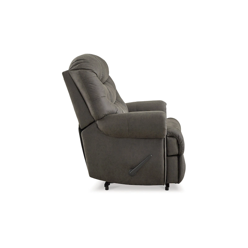 Signature Design by Ashley Camera Time Gunmetal Recliner