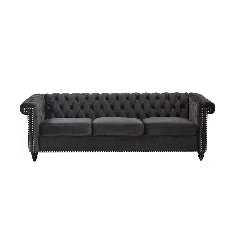 Parkhurst Tufted Velvet Sofa by Christopher Knight Home