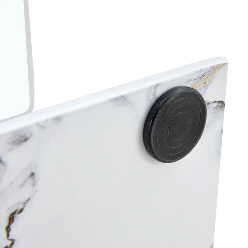 Modern and simple rectangular glass console table