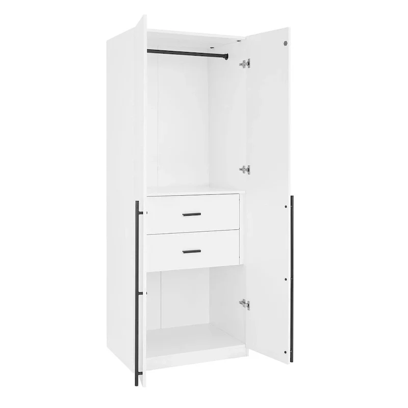Freestanding Wardrobe Closet Armoire