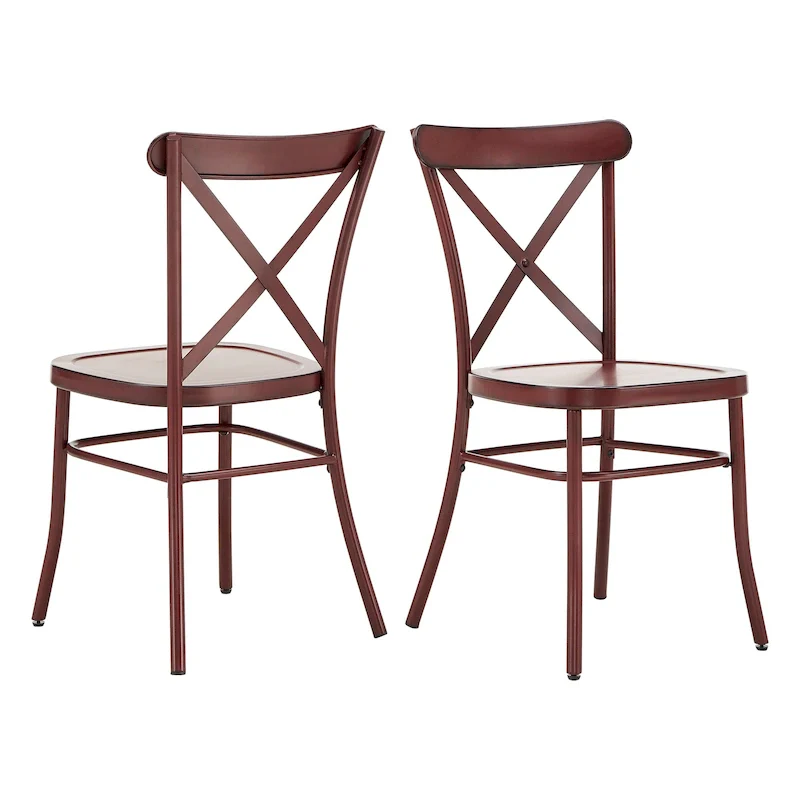 Pompey Metal Dining Chairs (Set of 2) by iNSPIRE Q Classic