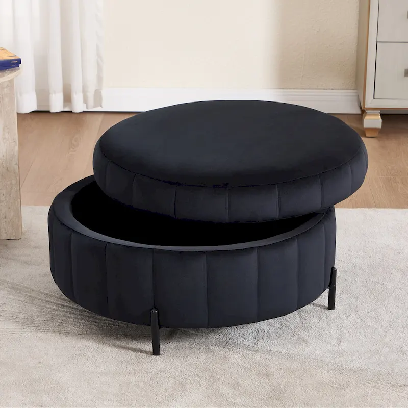 40.4W Modern Swivel Accent Chair,Swivel Single Sofa Chair with Ottoman