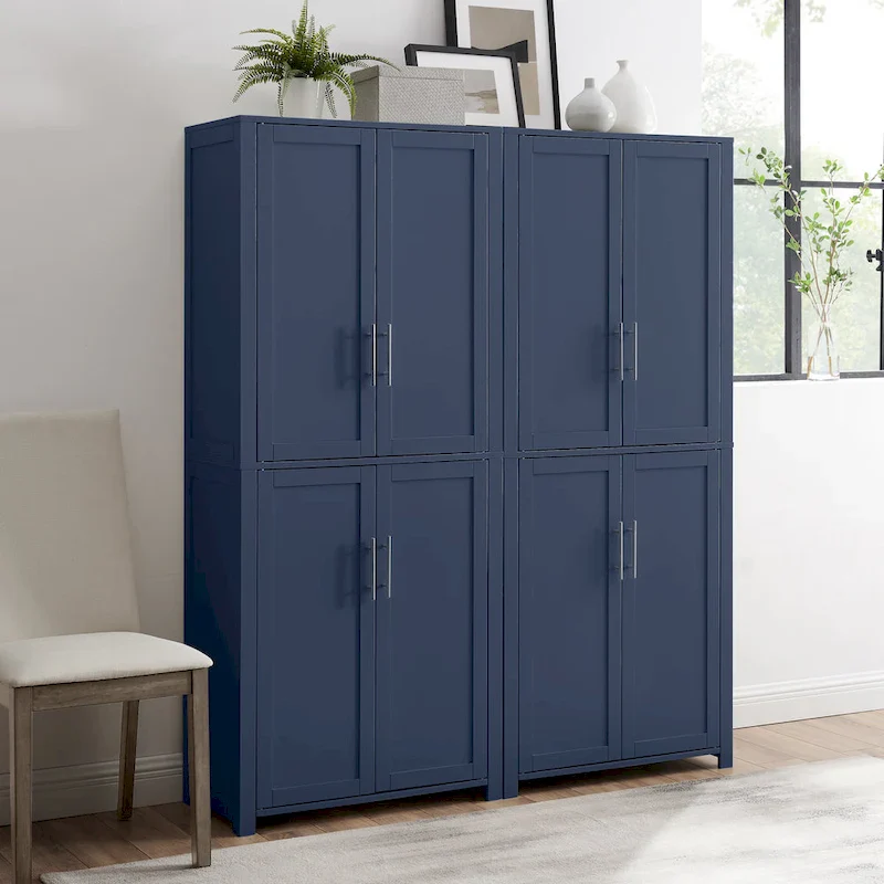 Crosley Savannah 2-Piece Kitchen Storage Pantry Set