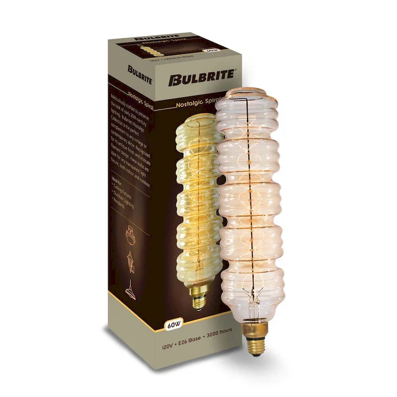 Bulbrite 60 Watt Dimmable Grand Nostalgic Medium (E26) Incandescent Bulb