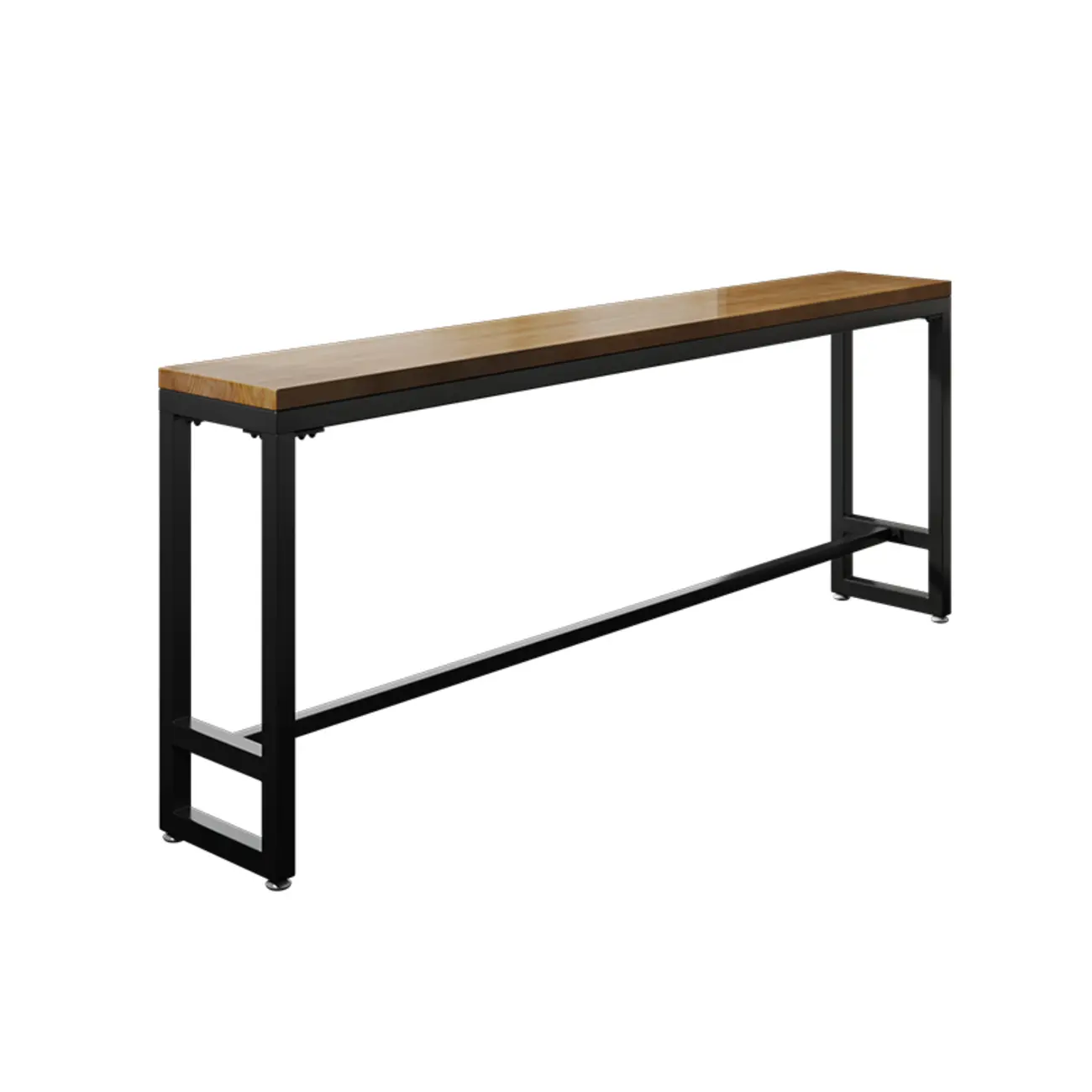 Retro Brown Wooden Industrial Bar Tables