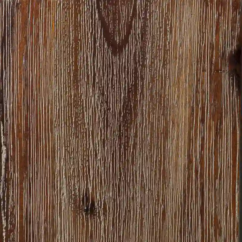 Firebranch Wood and Stainless Steel Drop Leaf Kitchen Cart