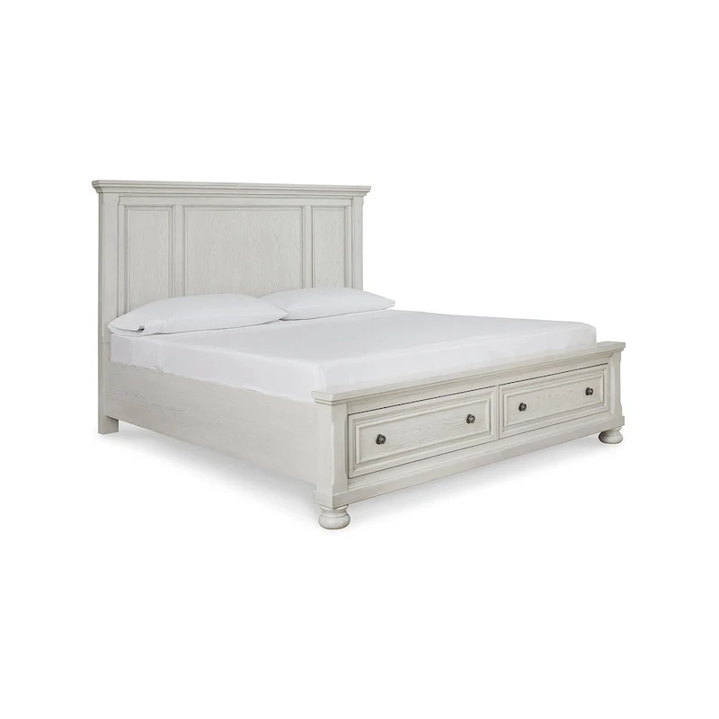 Robbinsdale Antique White Storage Bed