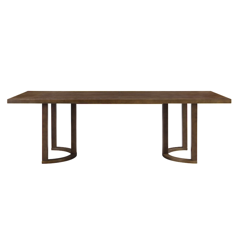 Kenneth Modern 95-Inch Dining Table with U-Shaped Trestle Base by Christopher Knight Home