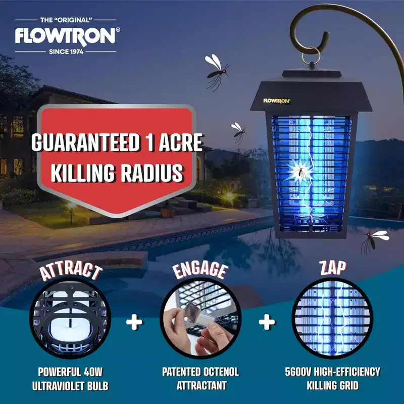 Flowtron Replacement Lamp Ballast for Bug Zapper FC-7800 FC-8800 UV Bulb Accessory