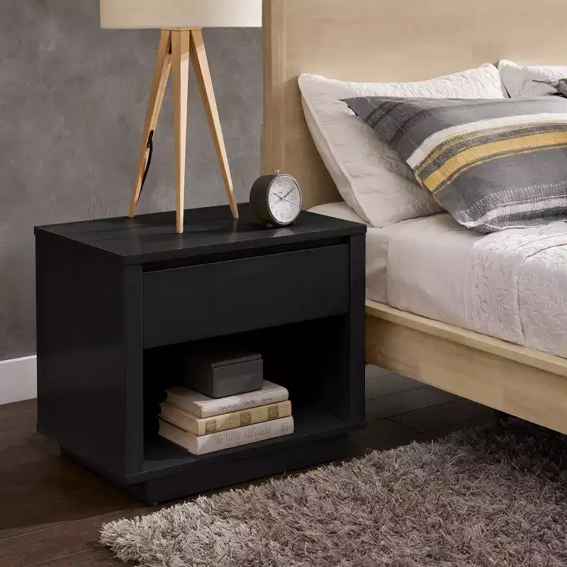 Bernal Danish-inspired Modern 1-Drawer Nightstand - iNSPIRE Q