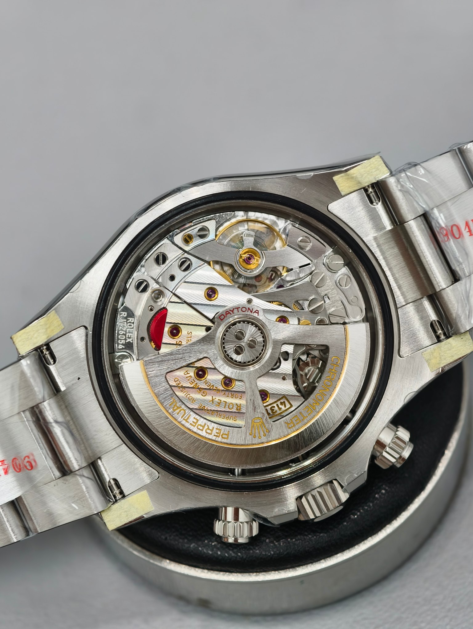 fake rolex 4131 clone movement daytona replica internal structure