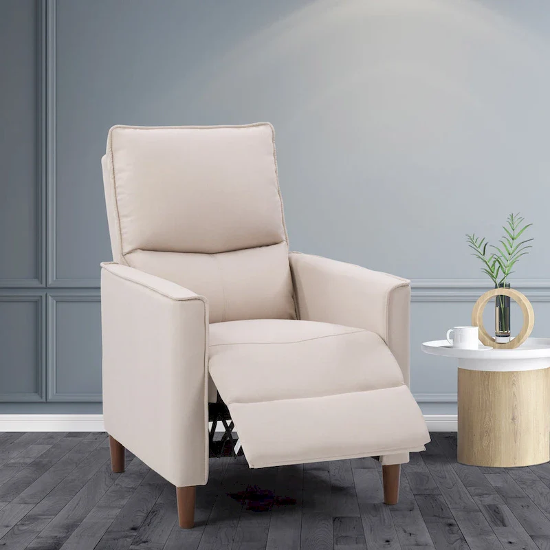 Manual Recliner Chair with Footrest