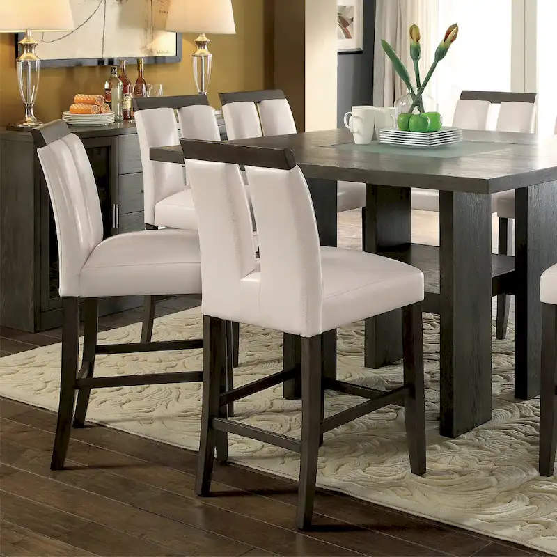 Strick & Bolton Lange Modern Upholstered Counter Height Chair (Set of 2)