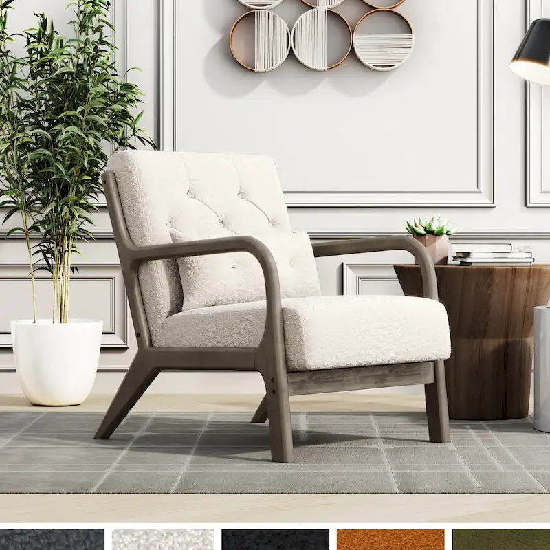 Corvus Zelda Lounge Accent Chair with Arms