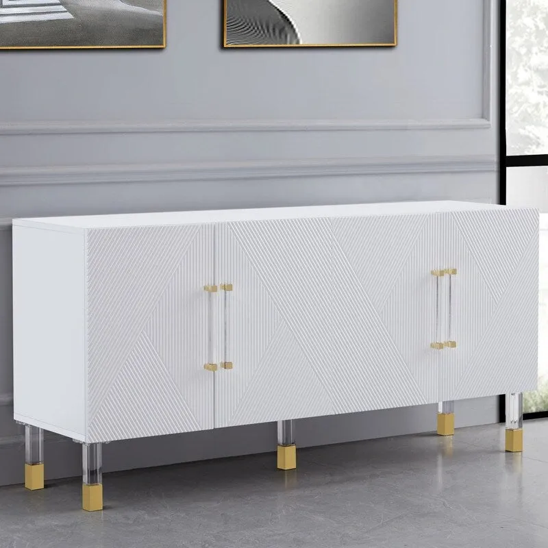 64 Sideboard with Acrylic Legs