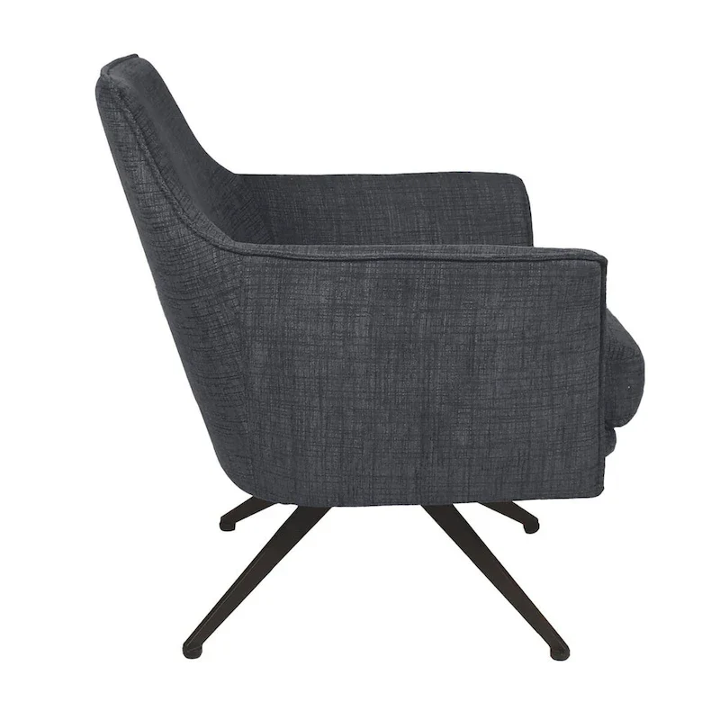 Aura Upholstered Swivel Chair by East at Main - 29.5x28.5x31