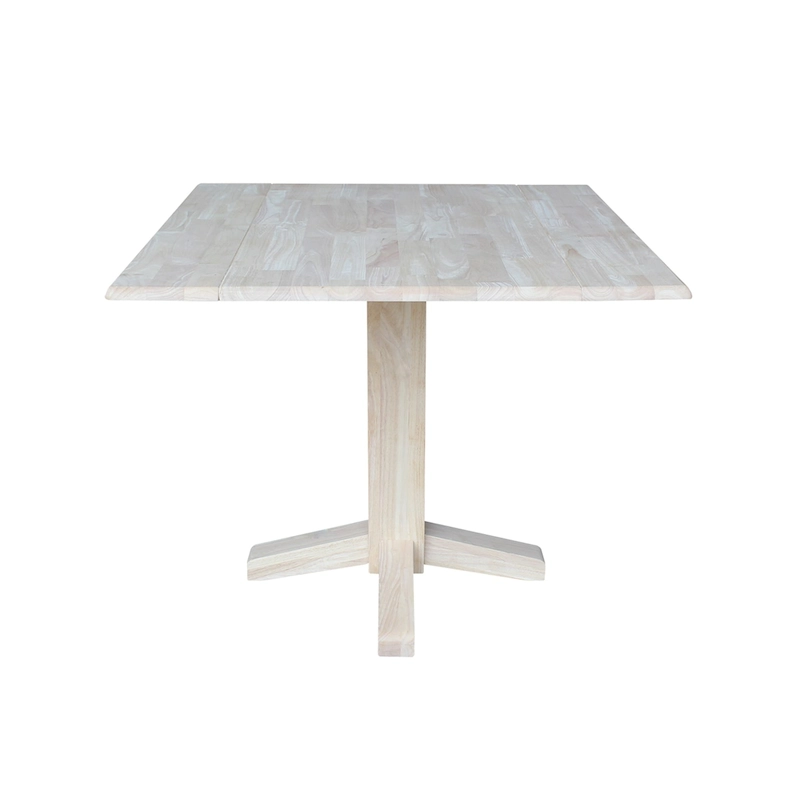 Square Dual Drop Leaf Dining Table