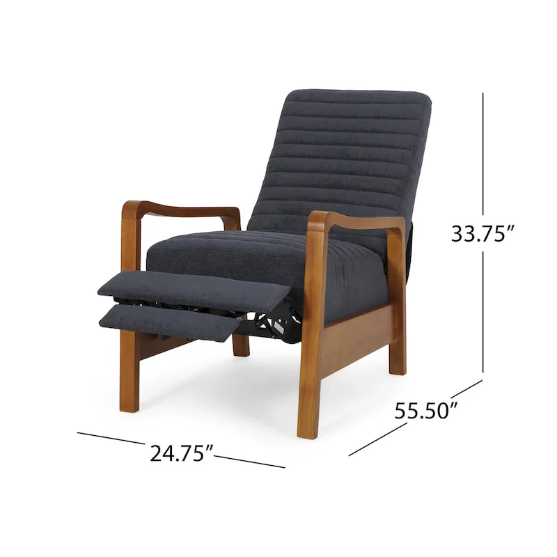 Munro Channel Stitch Pushback Recliner